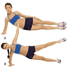 Side Plank Hip and Leg Lift how to example